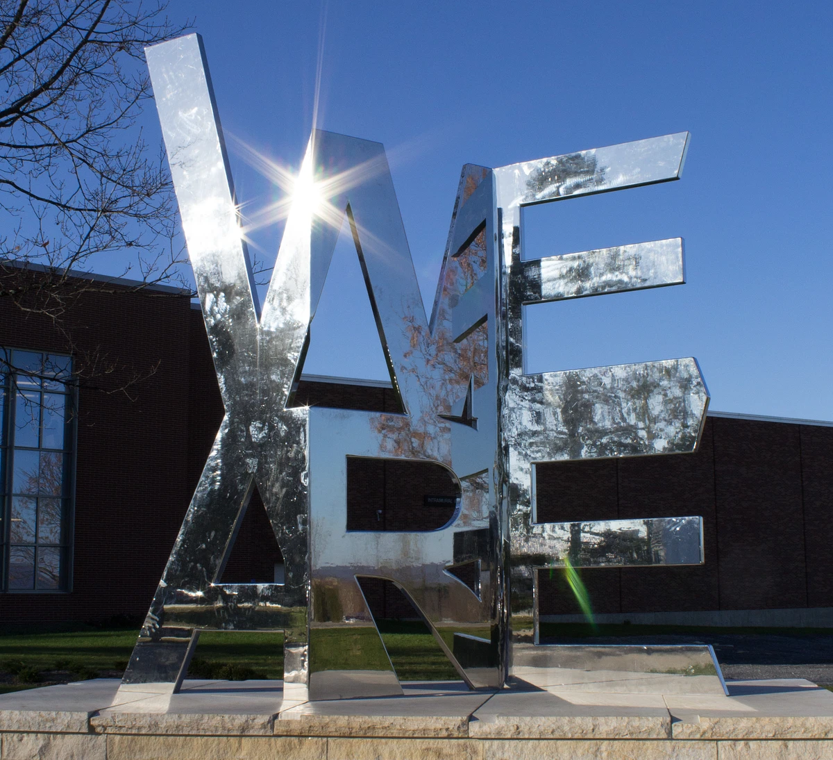 "We Are" sculpture