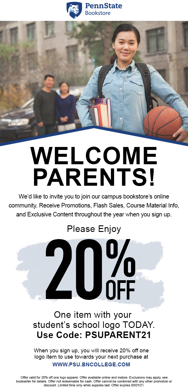 Penn State Bookstore The Penn State Parent and Family Experience