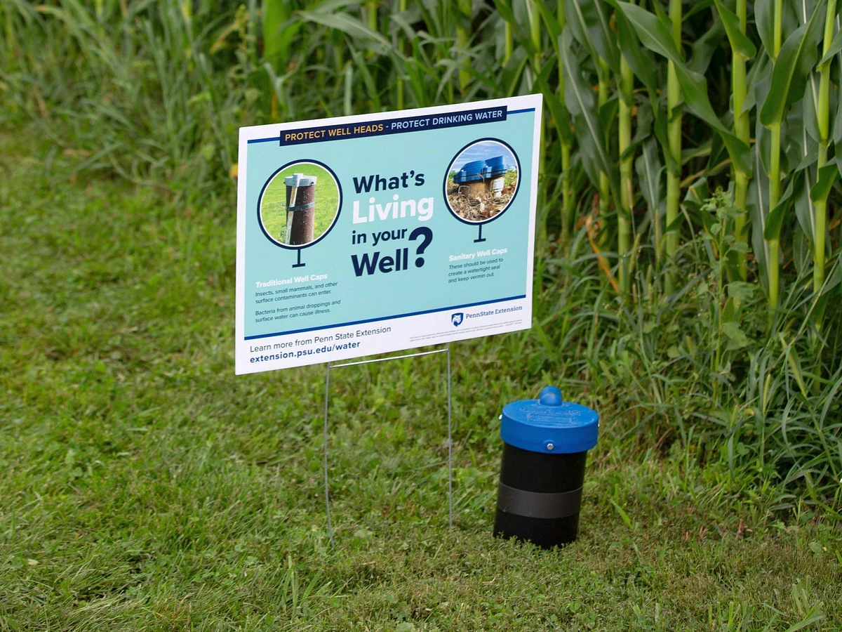 A walking tour taking visitors to wellheads on the Ag Progress Days grounds will highlight how private well owners can protect the quality of their water. Credit: Michael Houtz, College of Agricultural Sciences. All Rights Reserved.